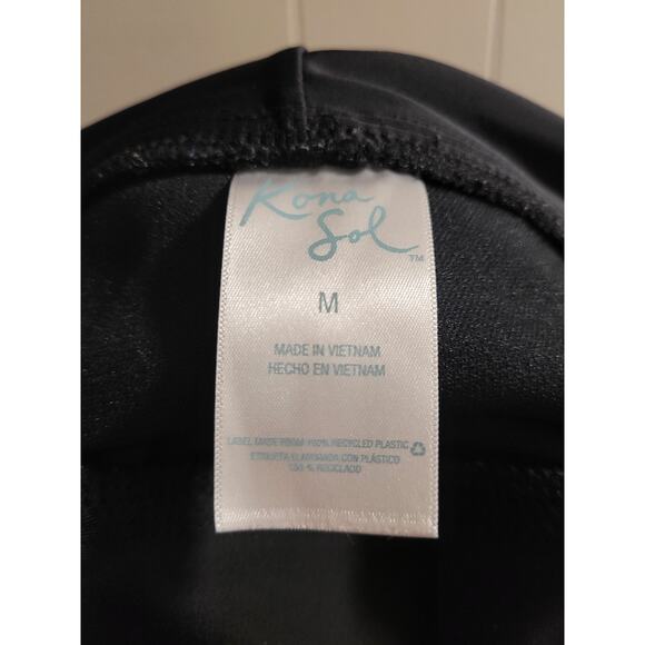 Kona Sol Black Dance Swim Shorts Women's Medium - Picture 4 of 7